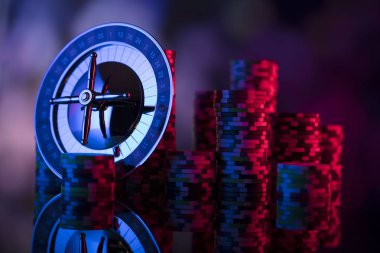 Casino Tema. Bokeh arka plan.