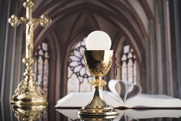 Komünyon. Katolik Tema. Katolik tatil Paskalya.