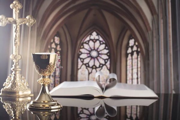 Komünyon. Katolik Tema. Katolik tatil Paskalya.