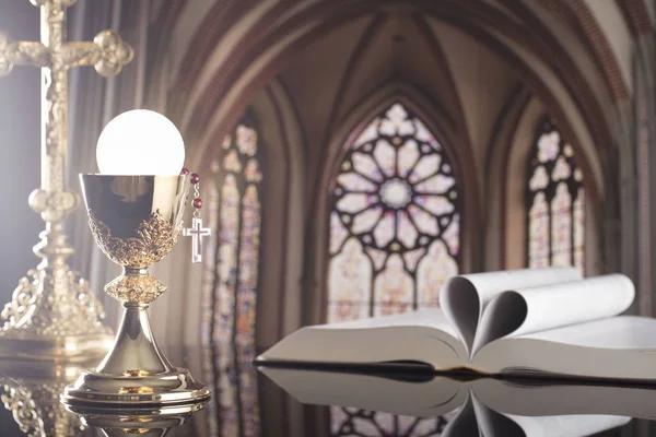 Komünyon. Katolik Tema. Katolik tatil Paskalya.