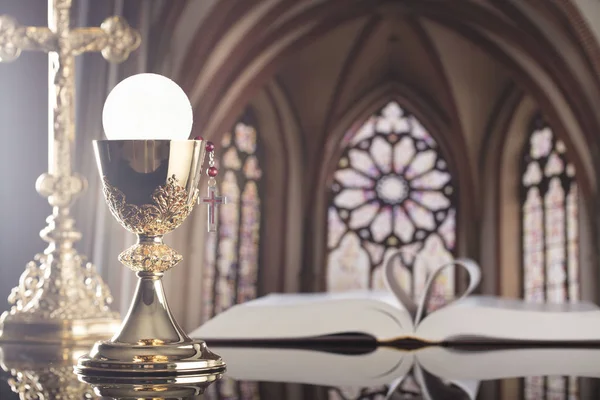 Komünyon. Katolik Tema. Katolik tatil Paskalya.