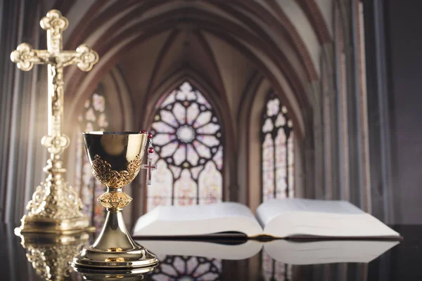 Komünyon. Katolik Tema. Katolik tatil Paskalya.