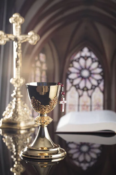 Komünyon. Katolik Tema. Katolik tatil Paskalya.