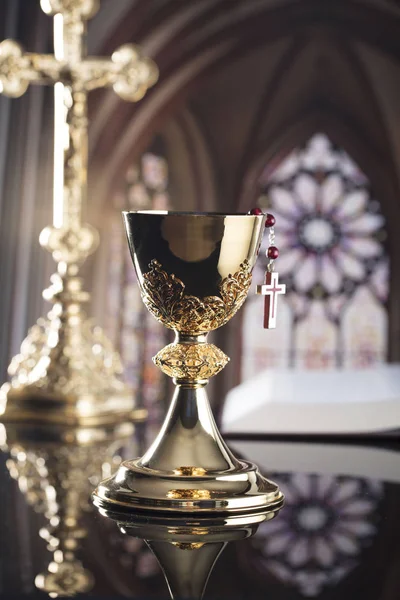 Komünyon. Katolik Tema. Katolik tatil Paskalya.
