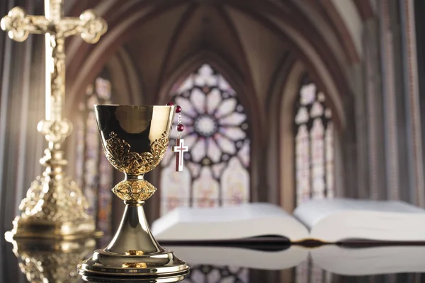 Komünyon. Katolik Tema. Katolik tatil Paskalya.