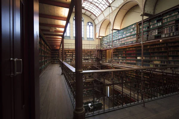 Amsterdã Holanda Maio 2018 Biblioteca Antiga Rijksmuseum Amsterdã — Fotografia de Stock