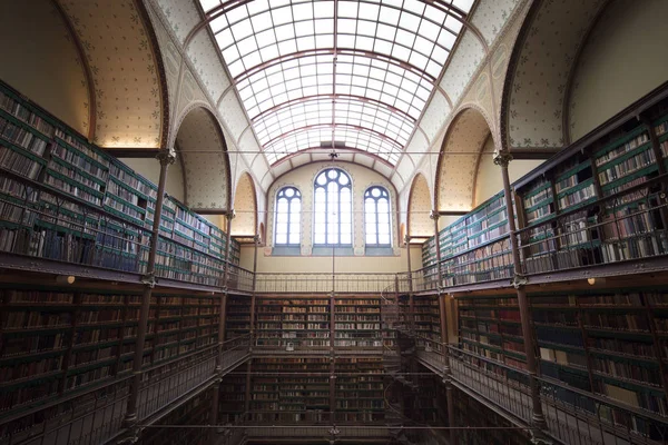 Amsterdã Holanda Maio 2018 Biblioteca Antiga Rijksmuseum Amsterdã — Fotografia de Stock
