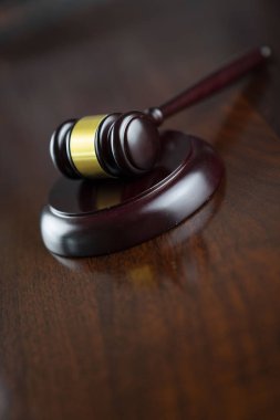 Hukuk kavramı. Yargıç Gavel..