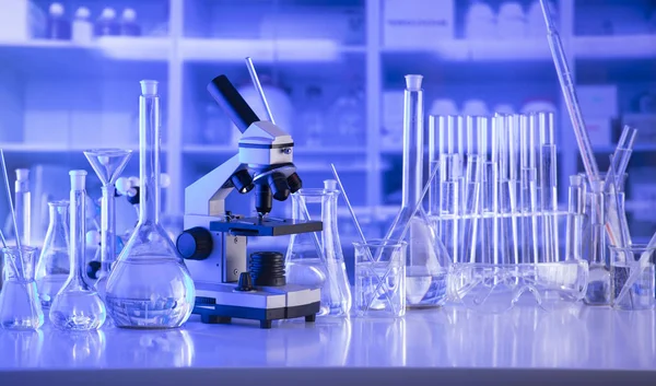 Laboratorieutrustningens Sammansättning Vetenskapligt Koncept — Stockfoto
