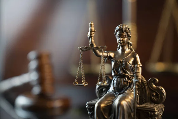 Avukatlık Bürosu Konsepti Kanun Sembolleri Bileşimi — Stok fotoğraf