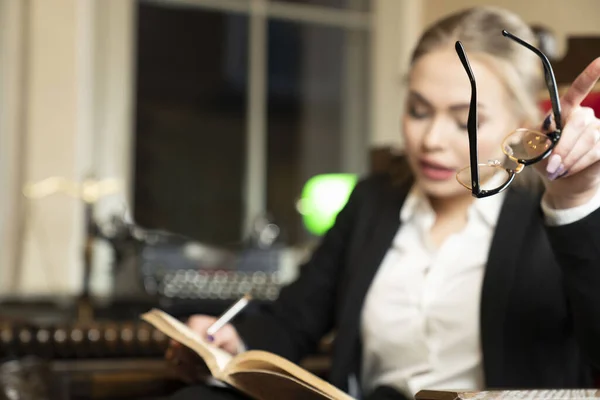 Female layer  businesswoman working in the office.