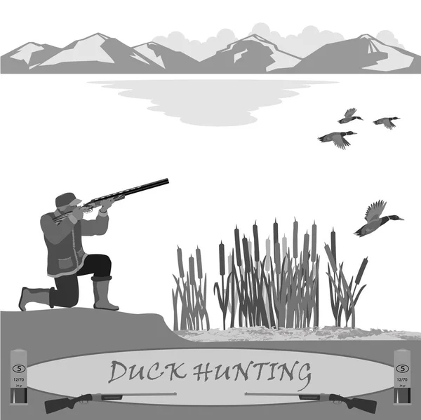 Fascinating hobby for real men — Stock Vector