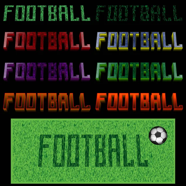 Football, unir le monde entier — Image vectorielle