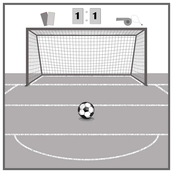 Fútbol, uniendo al mundo entero — Vector de stock