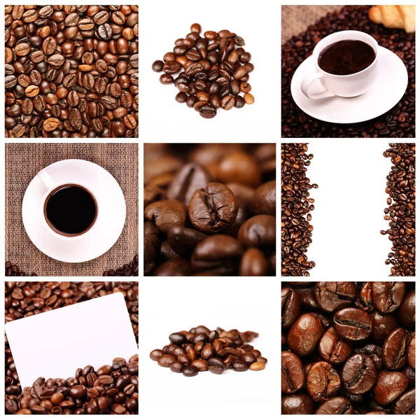 Collection of images with coffee. Stock Photo