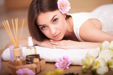 Spa. Vücut bakımı. Spa vücut masaj tedavisi.