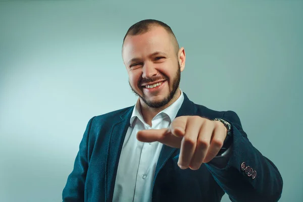 Charming male attorney possibly accountant banker executive busi — Stock Photo, Image