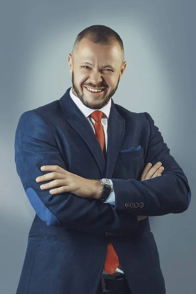 Portrait of confident handsome businessman — Stock Photo, Image