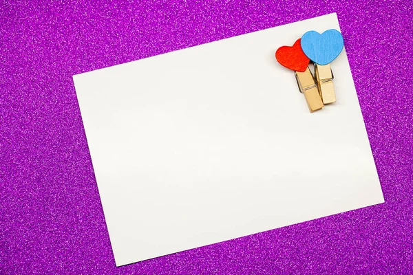 Valentines day background. Empty place for copy space for text — Stock Photo, Image