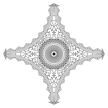 Etnik desenli yıldız