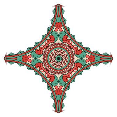 Etnik desenli yıldız