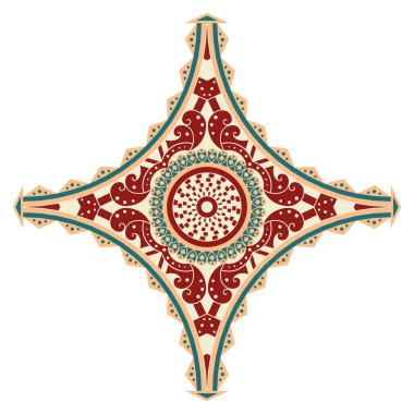 Etnik desenli yıldız