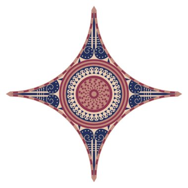 Etnik desenli yıldız