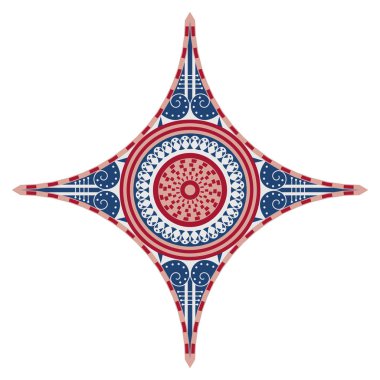 Etnik desenli yıldız