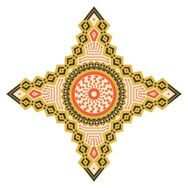 Etnik desenli yıldız