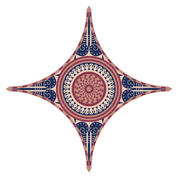 Etnik desenli yıldız