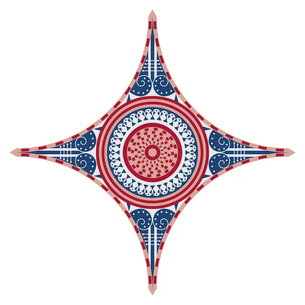 Etnik desenli yıldız