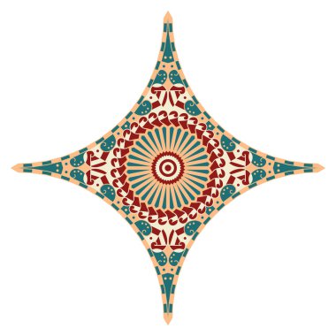 Etnik desenli yıldız