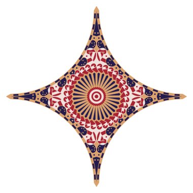 Etnik desenli yıldız