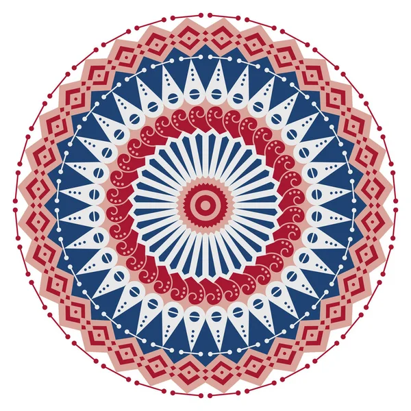 Round ethnic pattern Royalty Free Stock Vectors