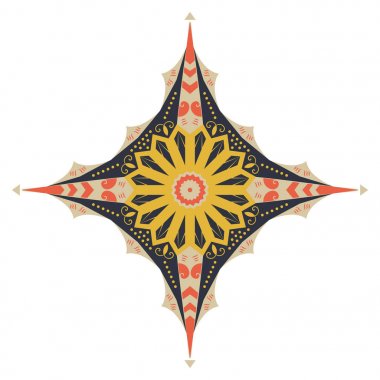 Etnik desenli yıldız