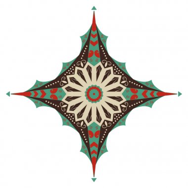 Etnik desenli yıldız