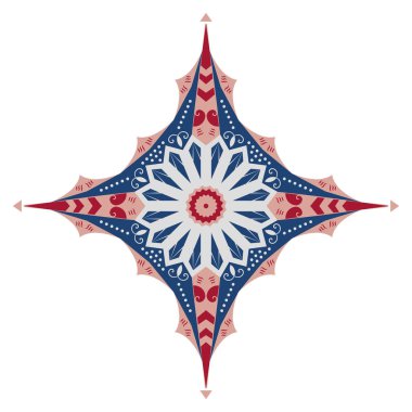 Etnik desenli yıldız