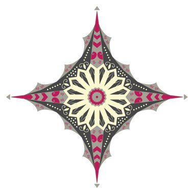 Etnik desenli yıldız