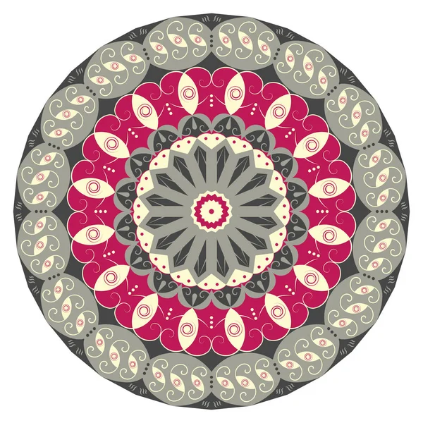 圆的种族模式 — 图库矢量图片