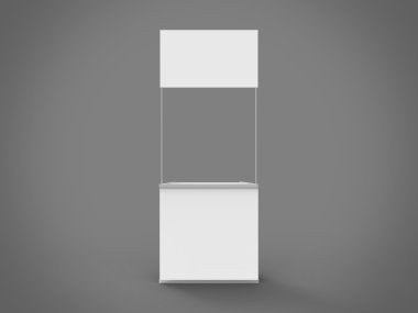 Promo Counter 3d Render kombine bakış açıları