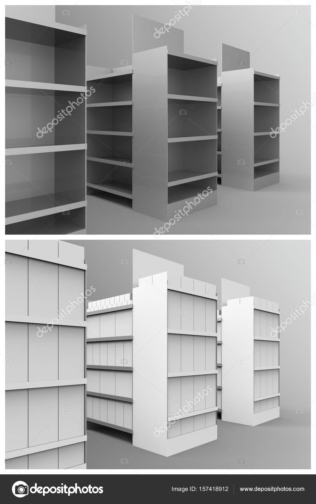 Download Aisle With Gondola Store Branding 3d Rendering Stock Photo Image By C Shockymocky 157418912