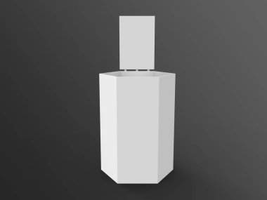 Saklamak Crowner paletle 3d render