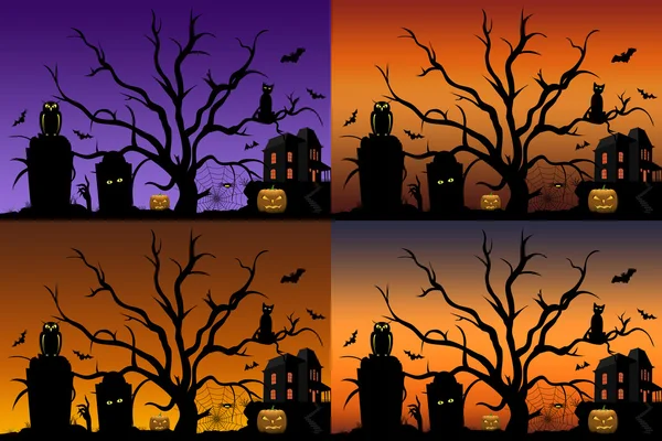 Halloween téma illusztráció — Stock Fotó