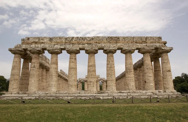 Pierwsza Świątynia Hery, Paestum, Włochy — Zdjęcie stockowe