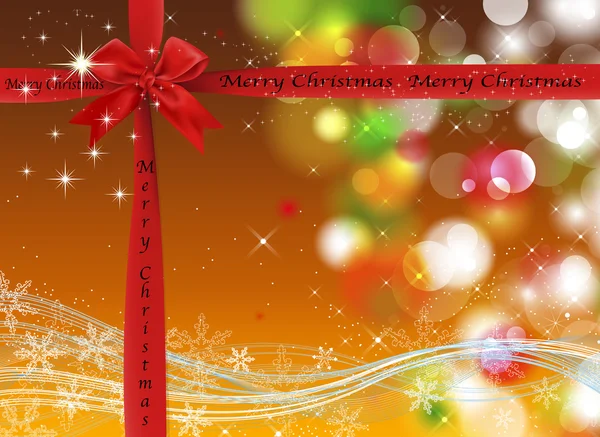Jul bakgrund med gnistrar och lampor — Stockfoto