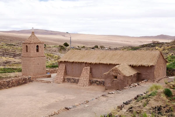 Церковь в деревне Сокайр, Чили — стоковое фото