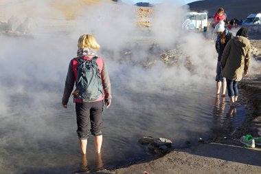 El Tatio geysers, Şili