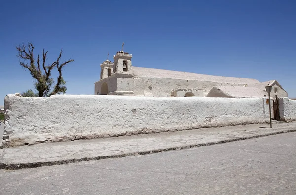 San Francisco-kyrkan, Chiu Chiu, Chile — Stockfoto