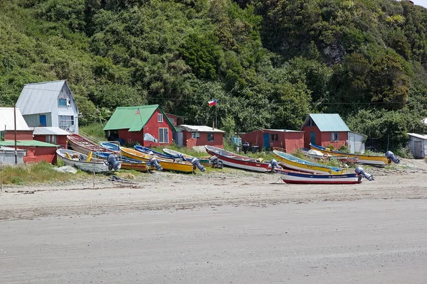 Пляж Пунфевил, остров Чилоэ, Чили — стоковое фото