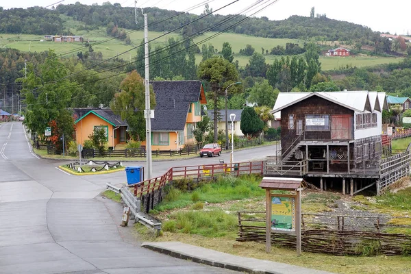 Casa tradizionale a Curaco de Velez, Cile — Foto Stock